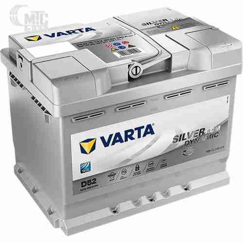 Аккумулятор Varta Silver Dynamic AGM/Start-Stop Plus AGM [D52] [560901068] 6СТ-60 Ач R EN680 А 242x175x190мм